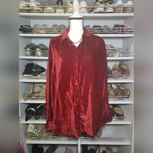 W.A.Y Wonderful & Young Velvet Top